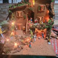 presepe fatto a mano 40×40 alto 44