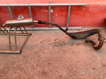 Scarico am6 completo di silenziatore