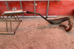 Scarico am6 completo di silenziatore