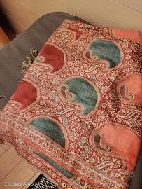 Pashmina indiana fatta a mano al telaio SETA