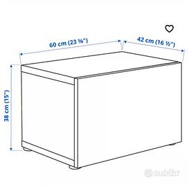 2 moduli ikea Besta 