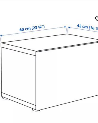 2 moduli ikea Besta 