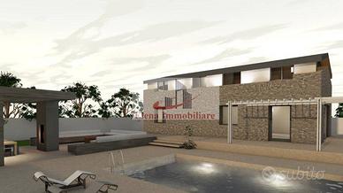 Villa di 130 m² con 4 locali e box auto doppio a C