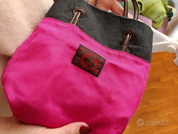 borsa Evisu blue lavaggio denim 