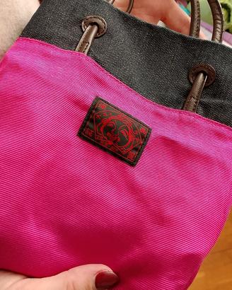 borsa Evisu blue lavaggio denim 