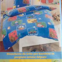 Copripiumone singolo + 1 federa + lenzuolo sotto 