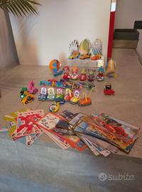 Lotto sorpresine kinder catamarani autoscontri ecc