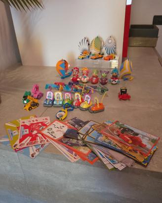 Lotto sorpresine kinder catamarani autoscontri ecc