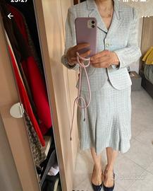 Armani completo grigio perla