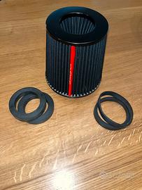 Filtro Aria Universale Lavabile Evoke 155mm Nero