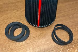Filtro Aria Universale Lavabile Evoke 155mm Nero