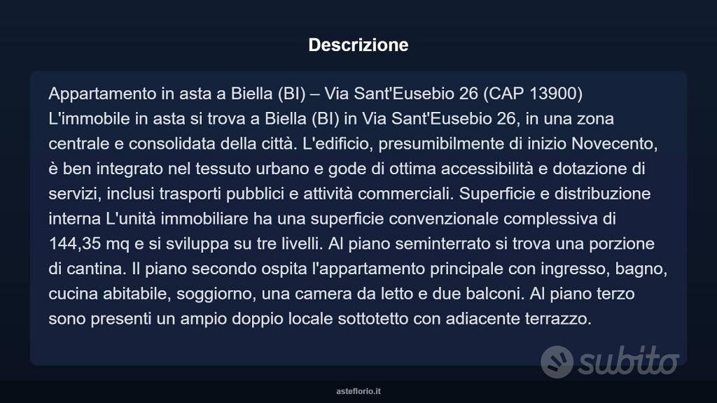 Appartamento – Biella, Vernato - Vista 5