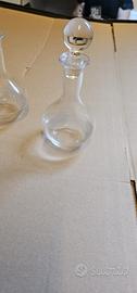 coppia ampolle/bottiglie con tappo