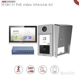 Kit videocitofono ad una chiamata con display 7"