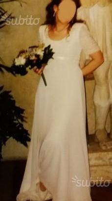 Abito da sposa in morbido chiffon