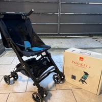 Passeggino Pockit+ compatto da viaggio, stivabile.