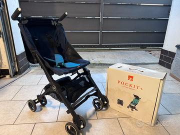 Passeggino Pockit+ compatto da viaggio, stivabile.
