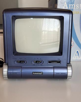 Tv amstrad 5’’ b/n radio am/fm vintage