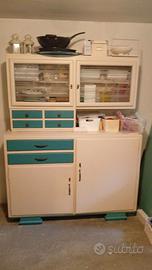 Credenza con alzata/vetrina