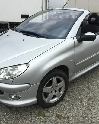 Ricambi Peugeot 206 CC 1.6 benzina 2005