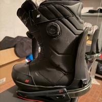 Attacchi rapidi snowboard + scarponi tg. 43,5/44