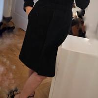 Paola Frani - cappottino nero pura lana