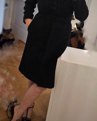 Paola Frani - cappottino nero pura lana