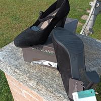 scarpe donna camoscio nero Grunland 
