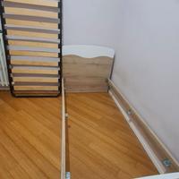 Giroletto struttura legno e rete a doghe singolo