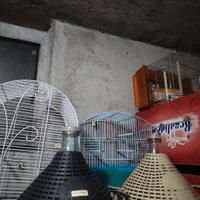 3 gabbie gabbia per uccellini con accessori 