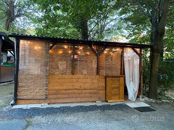 Roulotte con casetta