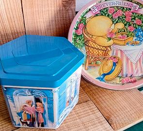 Scatole Vtg "Forever friends" e Eduscho  kaffee