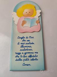 Angioletto di legno da parete 