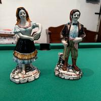 Coppia statuine Calabresi in Ceramica