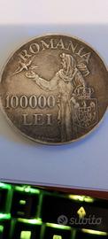 moneta Romania 100000 Lei  1946