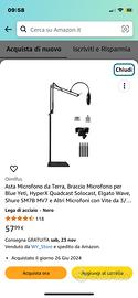 ASTA PER MICROFONO