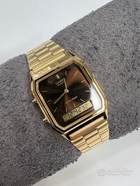 Orologio Casio edgy collection Gold Choco