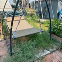 Lettino da giardino a dondolo matrimoniale