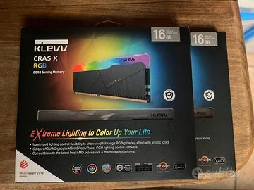 Klevv CRAS X RGB DDR4 da 32 GB 3200 MHz