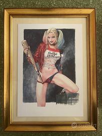 Omaggio a Margot Robbie di Milo Manara