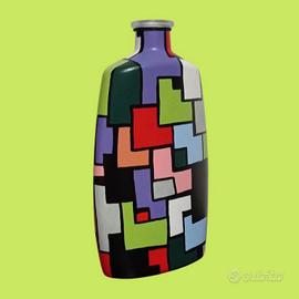 Portafiori in vetro dipinti a mano