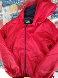 Kway rosso 8/9 anni