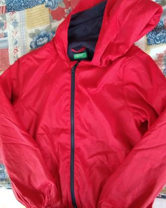 Kway rosso 8/9 anni
