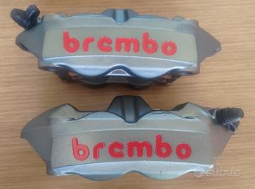 Pinze Brembo M4 100mm NUOVE, con pastiglie freno