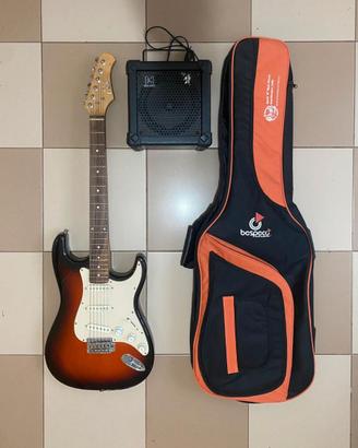 Eko S-300 Chitarra Elettrica con amplificatore