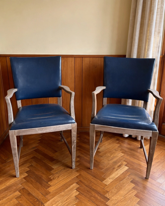 COPPIA DI SEDIE POLTRONE VINTAGE ANNI 60
