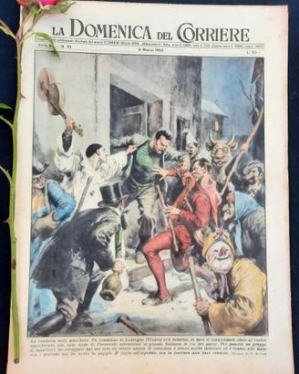 La Domenica del Corriere 9 marzo 1952 Gino Cervi