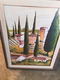 Quadro dipinto su tela 