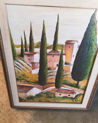Quadro dipinto su tela 