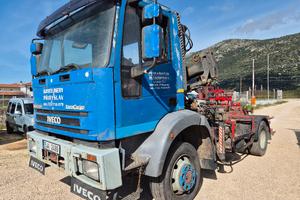 eurocargo 4x4 mod. 95E15 scarrabile e gru hiab71